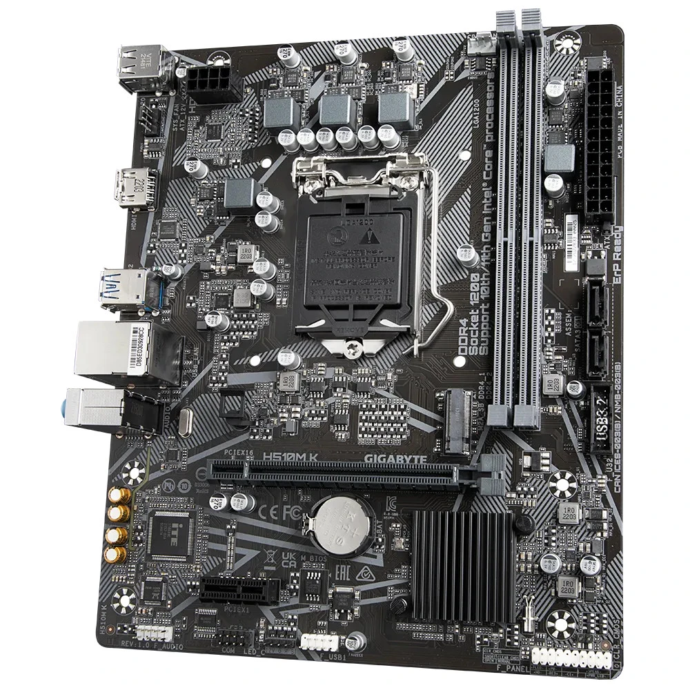 Материнская плата Gigabyte H510M K Micro-ATX, LGA 1200