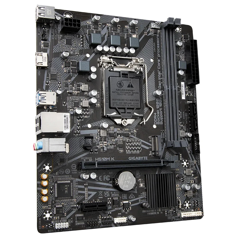Материнская плата Gigabyte H510M K Micro-ATX, LGA 1200