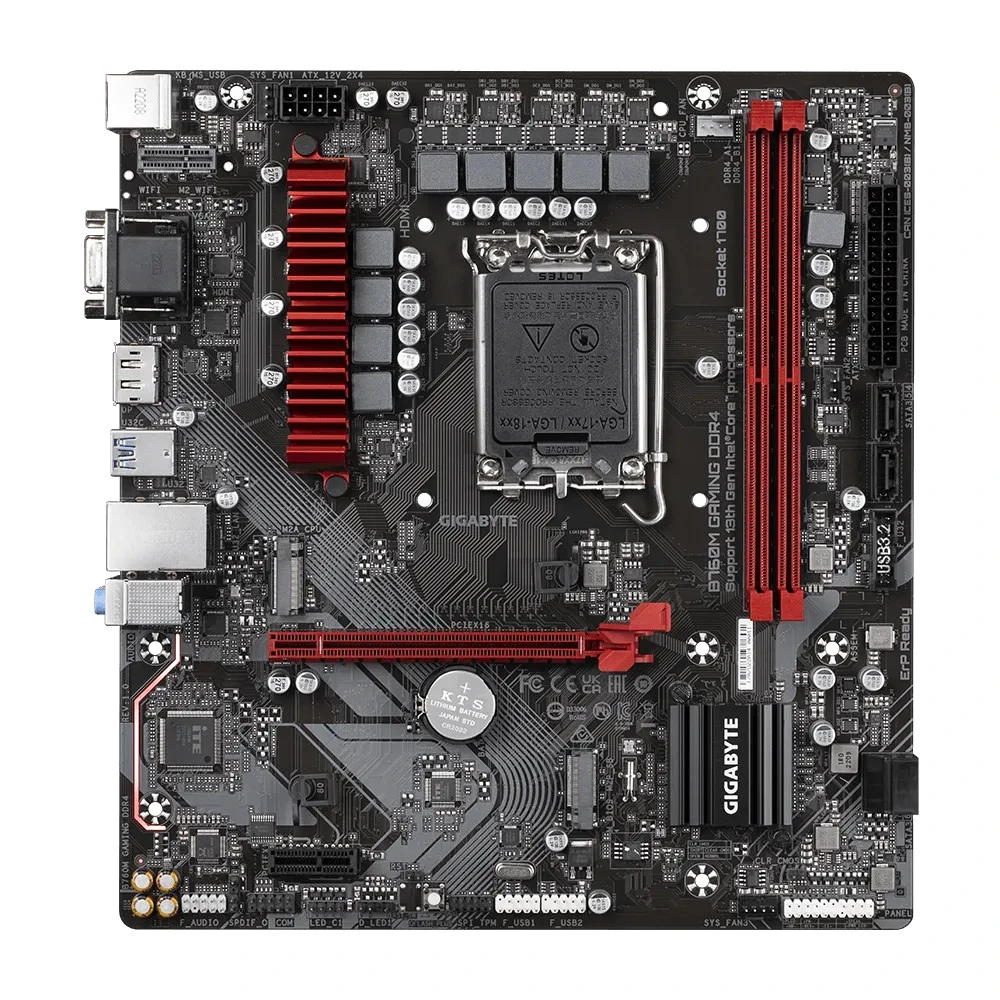 Материнская плата Gigabyte B760M GAMING DDR4 Micro-ATX, LGA 1700