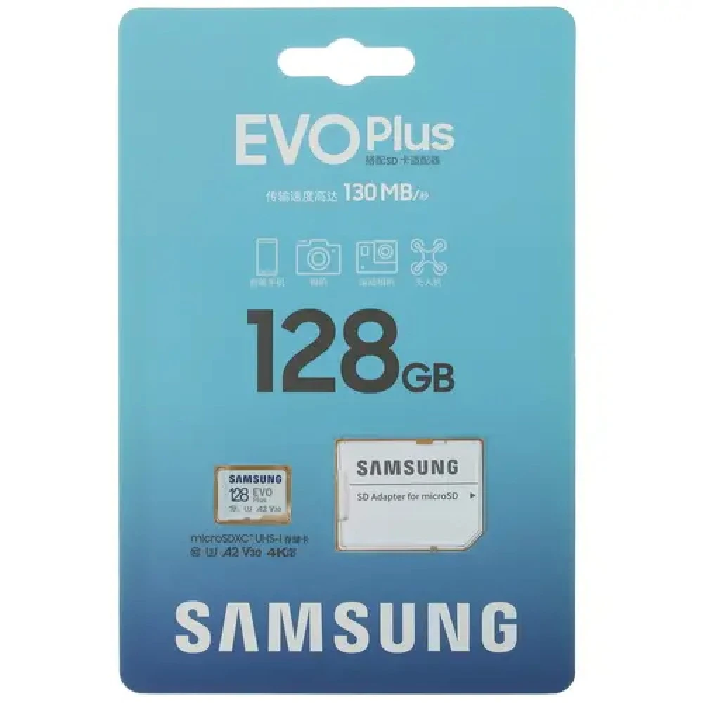 Флеш (Flash) карты Samsung EVO Plus microSDXC [MB-MC128KA/CN] 128 ГБ