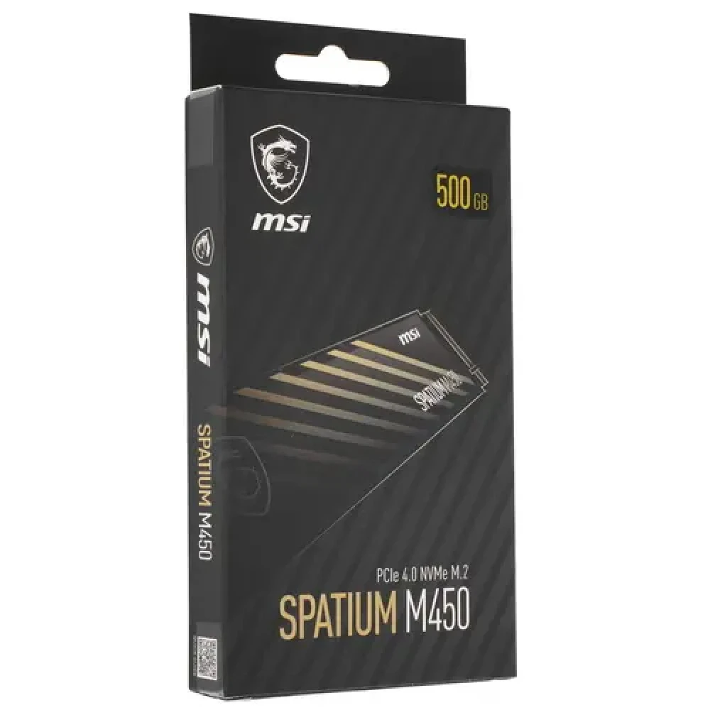Жесткий диск MSI SPATIUM M450 [S78-440K090-P83] SSD (твердотельные), 500 ГБ, M.2