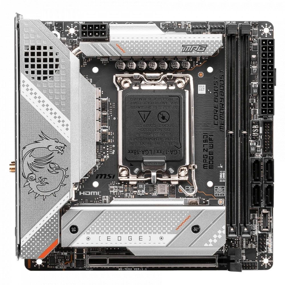 Материнская плата MSI MPG Z790I EDGE WIFI Mini-ITX, LGA 1700