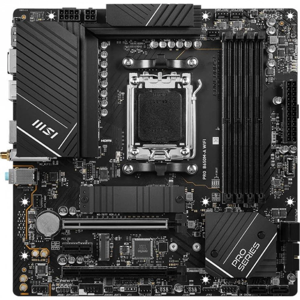 Материнская плата MSI PRO B650M-A WIFI Micro-ATX, AMD AM5