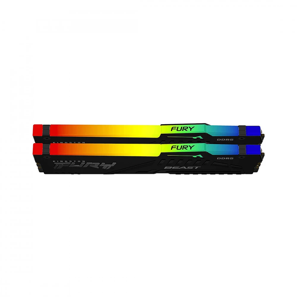 ОЗУ Kingston Fury Beast RGB KF560C36BBEAK2-32 DIMM, DDR5, 32 Гб (2 х 16 Гб), 6000 МГц