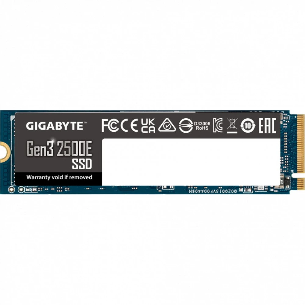Жесткий диск Gigabyte Gen3 2500E G325E500G SSD (твердотельные), 500 ГБ, M.2, PCIe