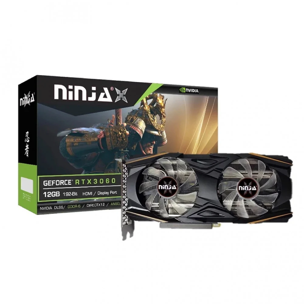 Видеокарта Palit Ninja RTX 3060 NK306F126F 12 ГБ