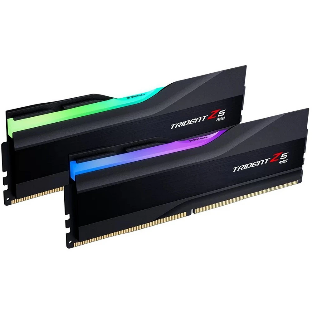 ОЗУ G.Skill Trident Z5 RGB F5-7600J3646G16GX2-TZ5RK DIMM, DDR5, 32 Гб (2 х 16 Гб), 7600 МГц