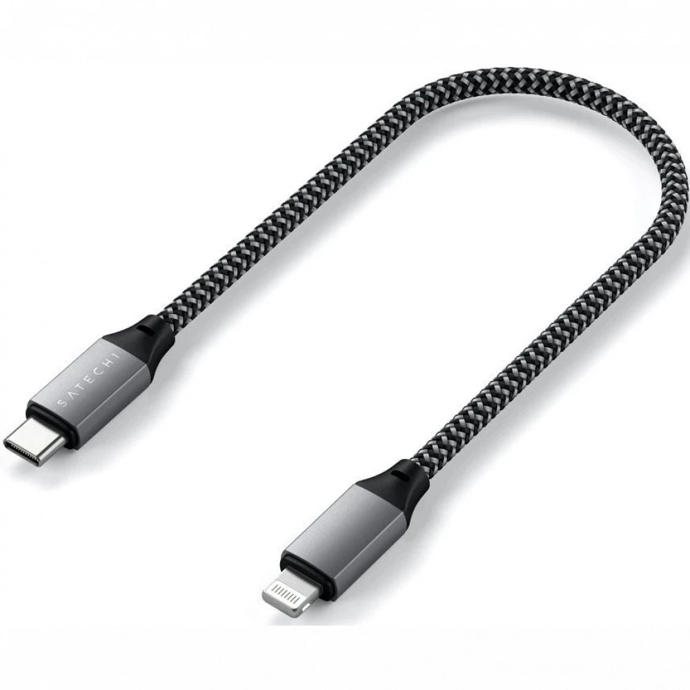Кабель интерфейсный Satechi USB Type-C - Lightning, 0.25м, ST-TCL10M USB Type C - Lightning (8pin)