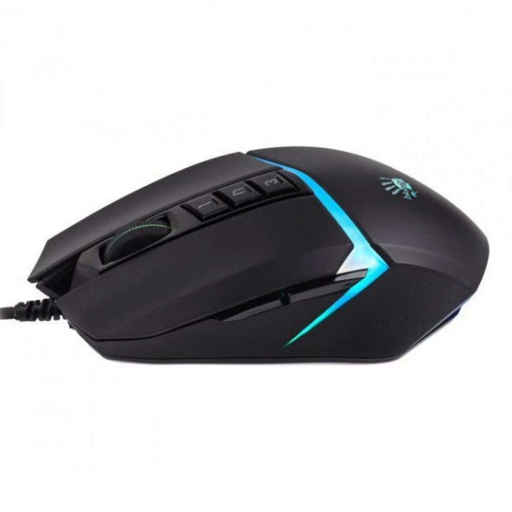 Мышь A4Tech W60 MAX/STONE BLACK ACTIVATED Игровые, Проводная