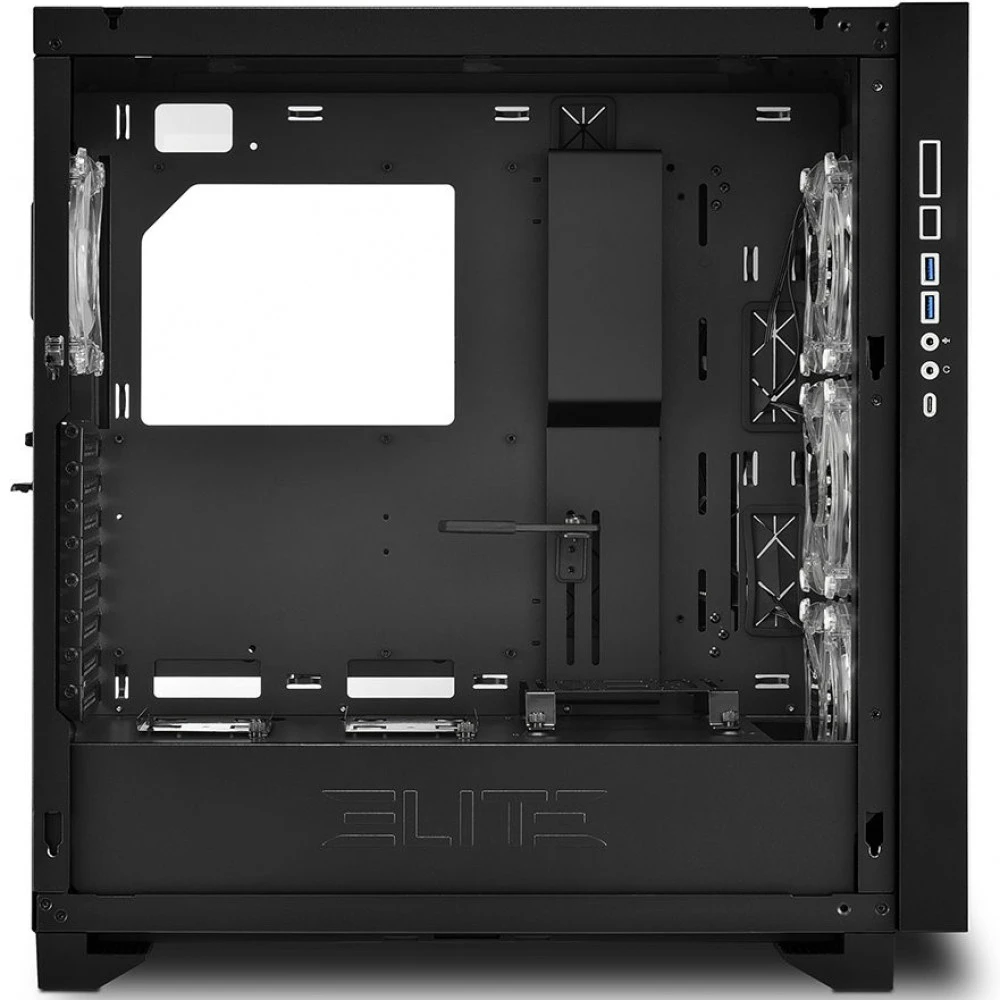 Корпус Sharkoon ELITE SHARK CA300T BLACK ELITE SHARK CA300T Bk Full-Tower
