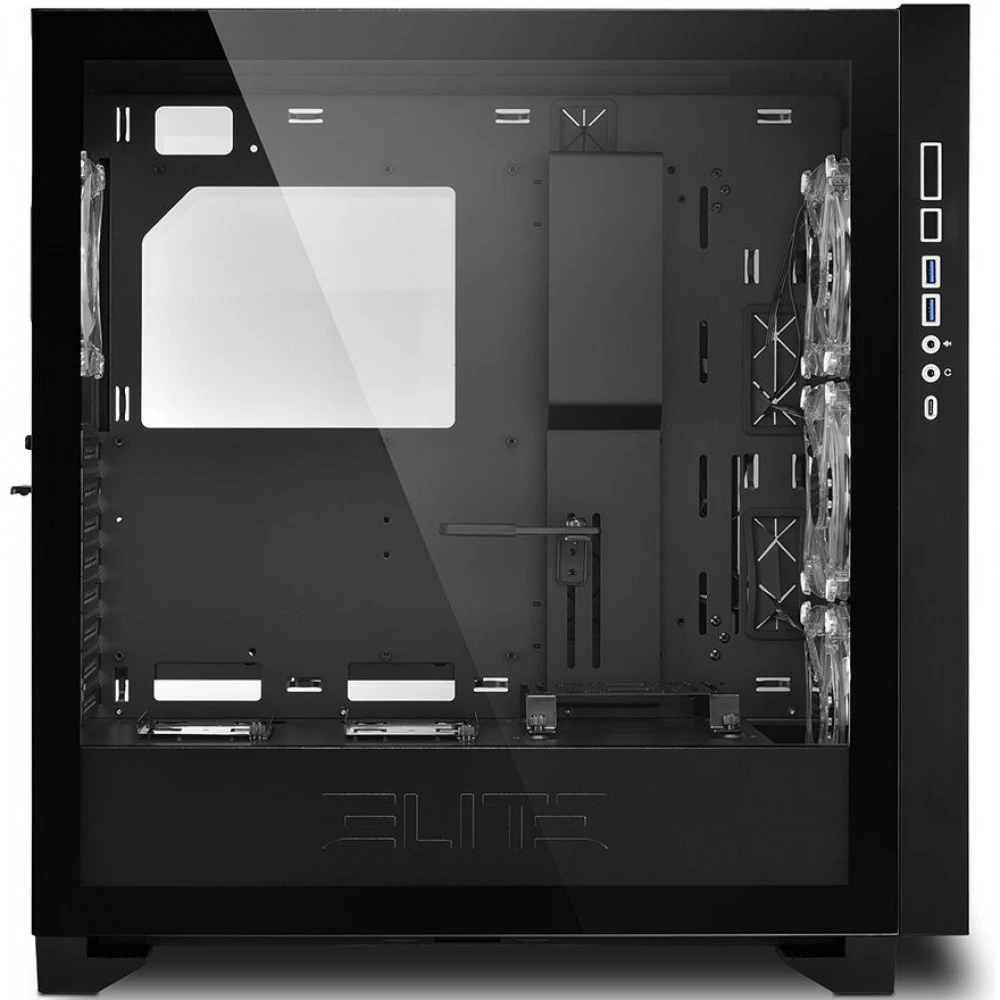 Корпус Sharkoon ELITE SHARK CA300T BLACK ELITE SHARK CA300T Bk Full-Tower