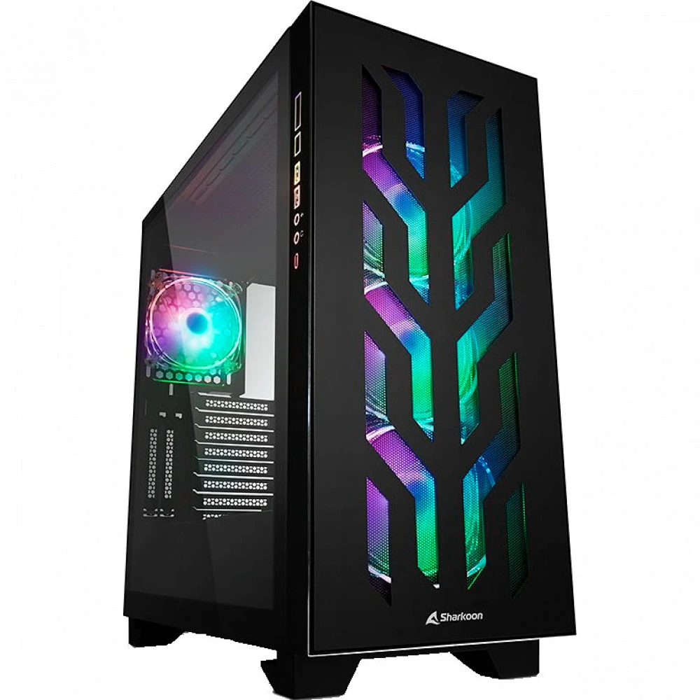 Корпус Sharkoon ELITE SHARK CA300T BLACK ELITE SHARK CA300T Bk Full-Tower