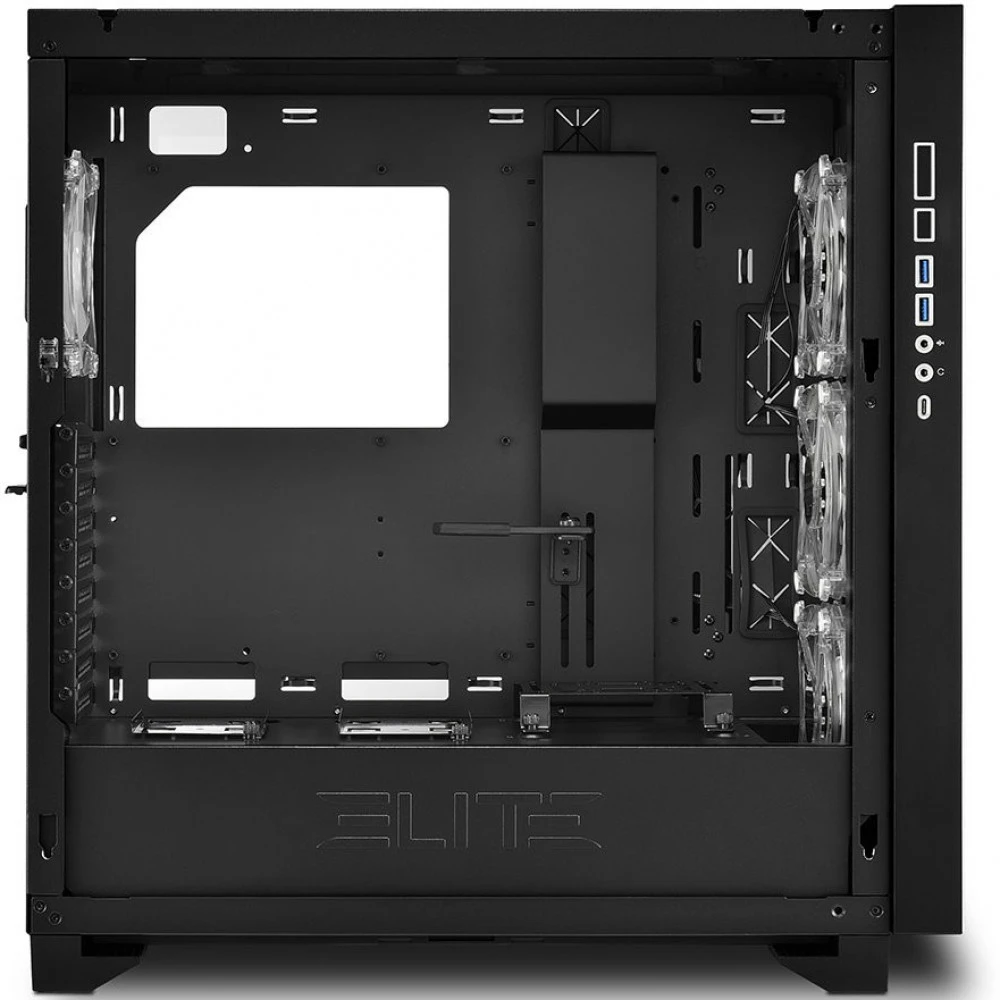 Корпус Sharkoon ELITE SHARK CA300H BLACK ELITE SHARK CA300H Bk Full-Tower