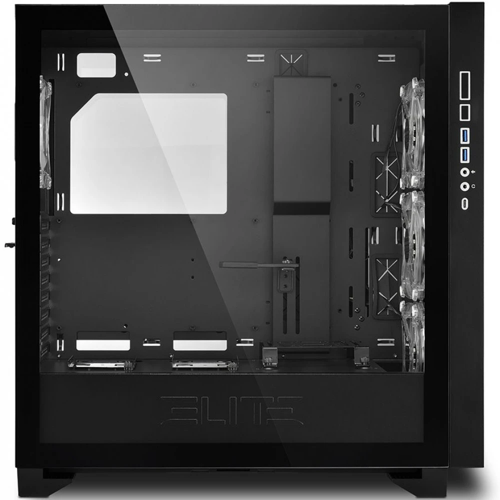 Корпус Sharkoon ELITE SHARK CA300H BLACK ELITE SHARK CA300H Bk Full-Tower