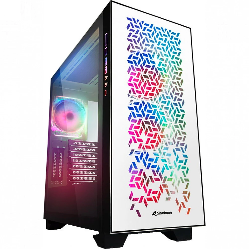 Корпус Sharkoon ELITE SHARK CA300H WHITE ELITE SHARK CA300H Wh Mid-Tower