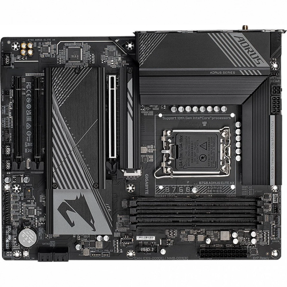 Материнская плата Gigabyte B760 AORUS ELITE AX ATX, LGA 1700