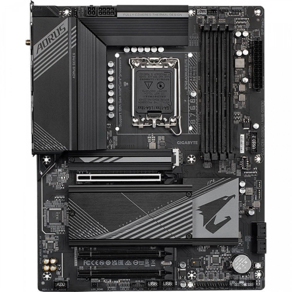 Материнская плата Gigabyte B760 AORUS ELITE AX ATX, LGA 1700