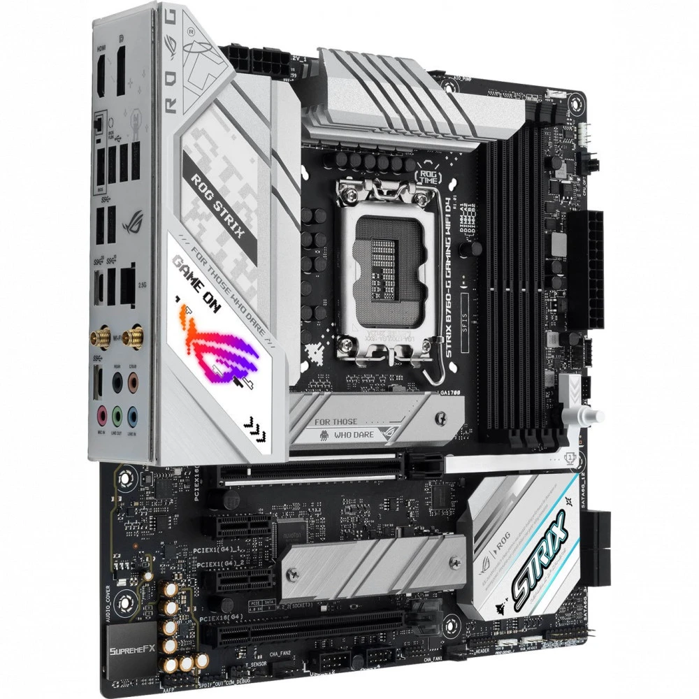 Материнская плата Asus ROG STRIX B760-G GAMING WIFI D4 Micro-ATX, LGA 1700