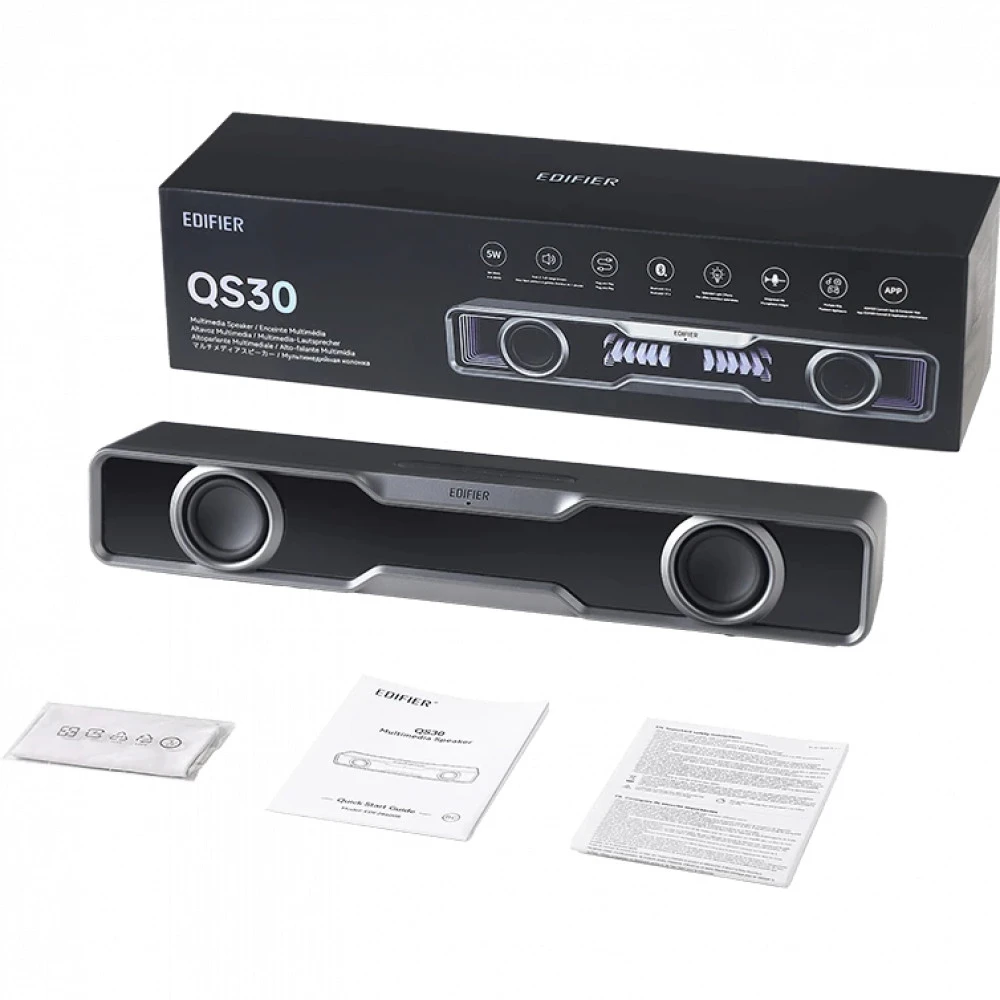 Портативная колонка Edifier QS30 Black QS30/WHITE Черный
