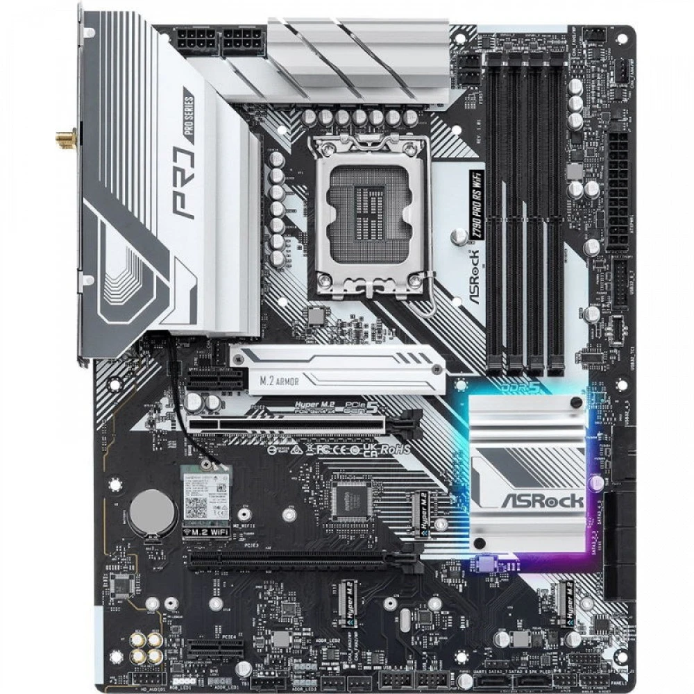 Материнская плата ASRock Z790 PRO RS WIFI ATX, LGA 1700