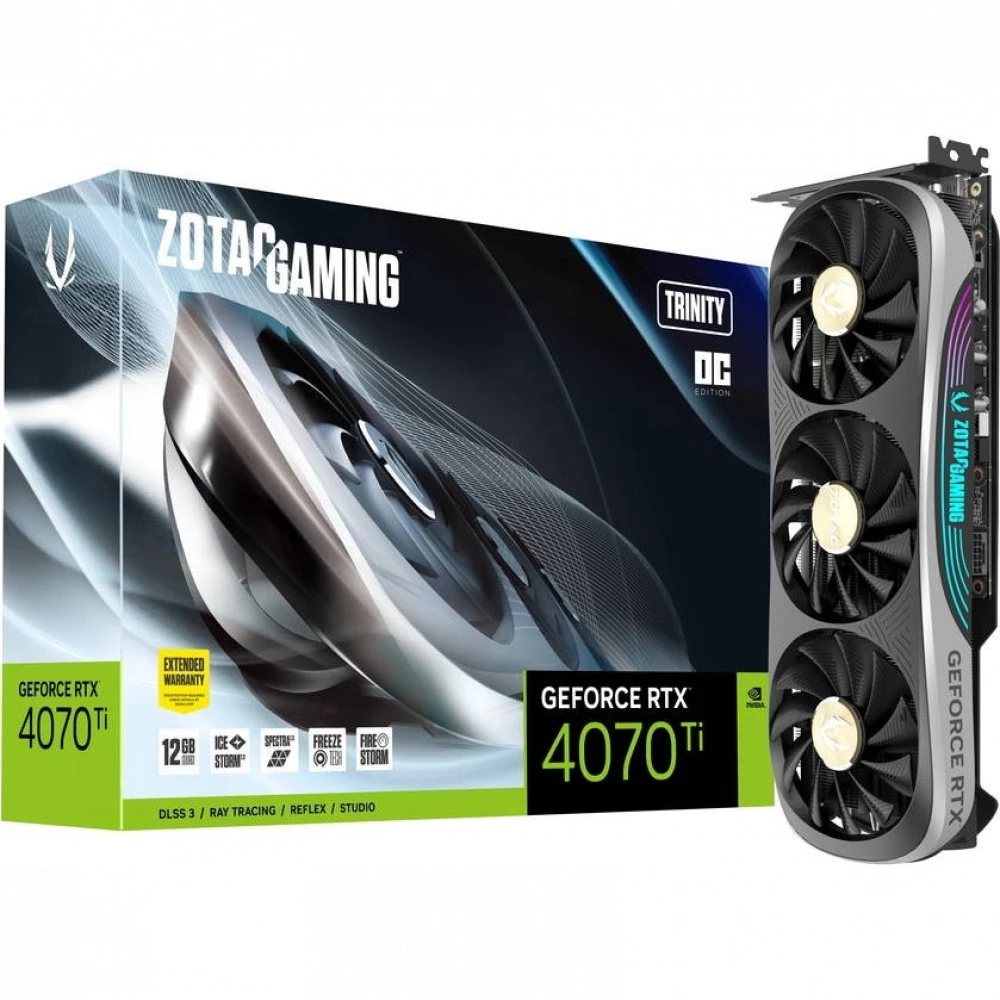Видеокарта Zotac GAMING RTX 4070Ti Trinity OC ZT-D40710J-10P 12 ГБ
