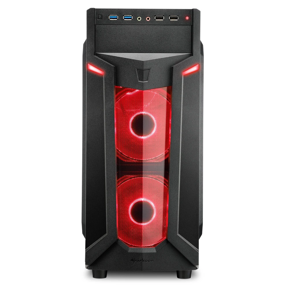 Корпус Sharkoon VG6-W Red Mid-Tower