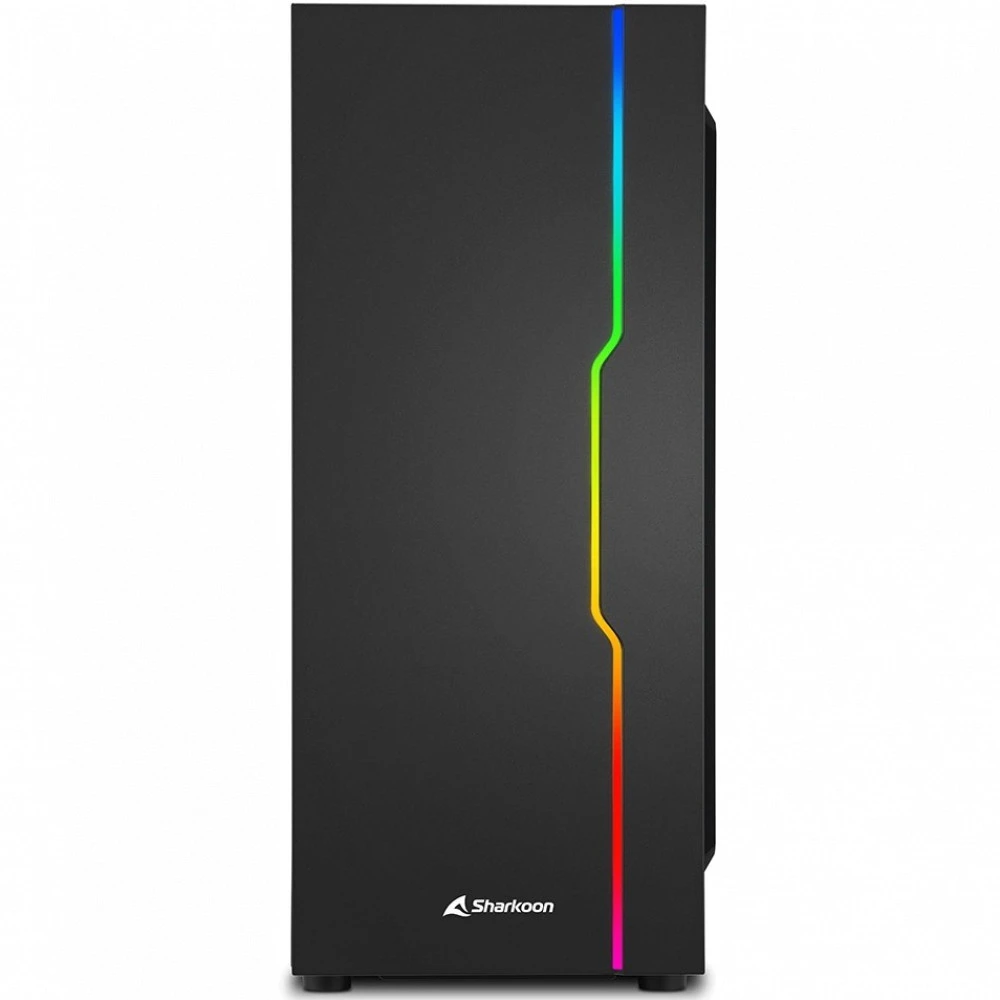 Корпус Sharkoon RGB SLIDER BLACK RGB SLIDER bk Mid-Tower