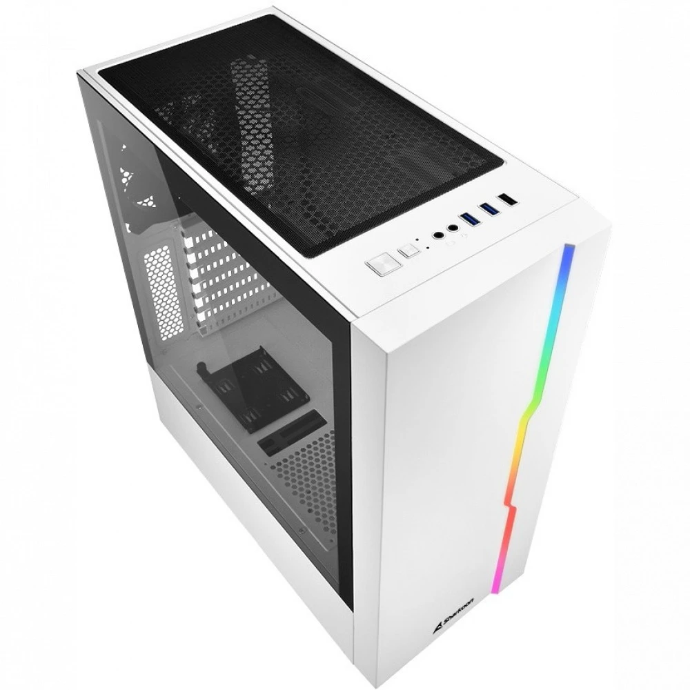 Корпус Sharkoon RGB SLIDER WHITE RGB SLIDER wh Mid-Tower