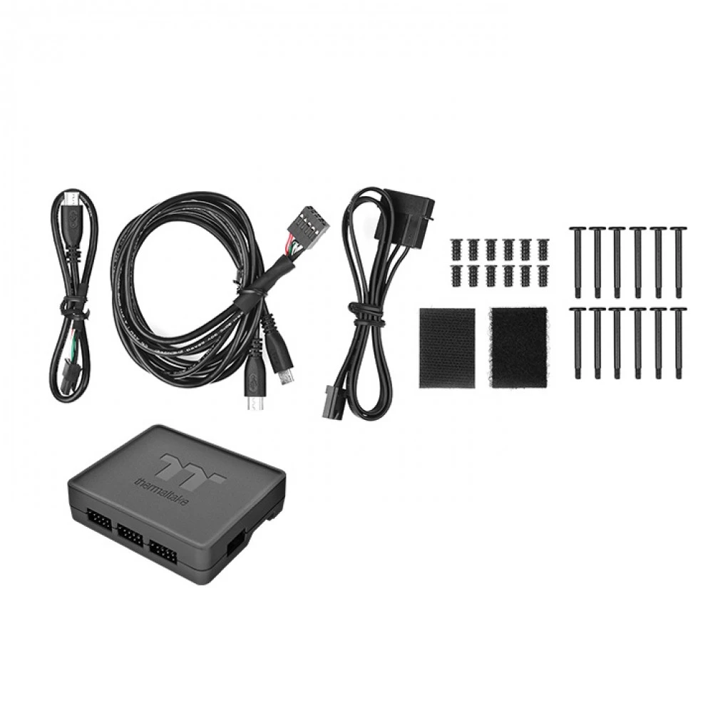 Система охлаждения Thermaltake Riing Quad 12 RGB 3-Fan Pack CL-F100-PL12SW-A Для системного блока