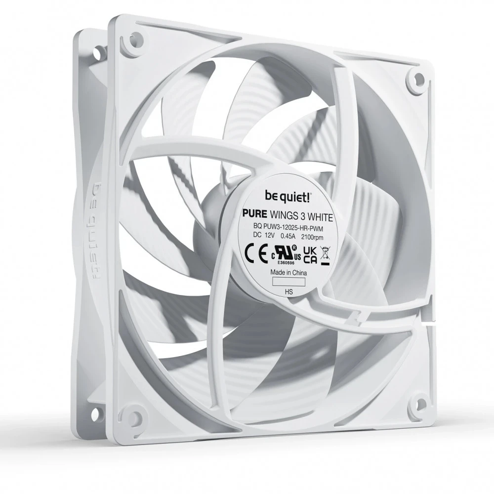 Система охлаждения be quiet! Pure Wings 3 120mm PWM high-speed White BL111 Для системного блока