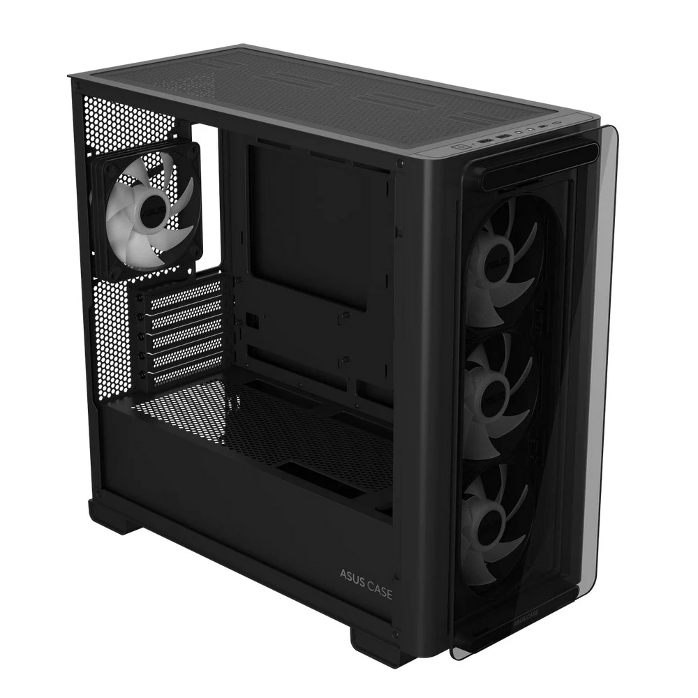 Корпус Asus A23 PLUS TG ARGB BLACK Mini-Tower