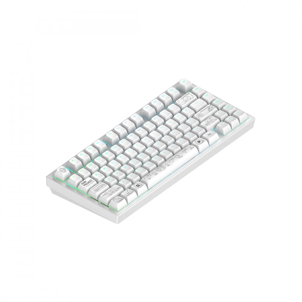 Клавиатура Dark Project Project ALU81A Terra Nova White DPKB_NOVA_81_ANSI_WHITE Беспроводная, USB