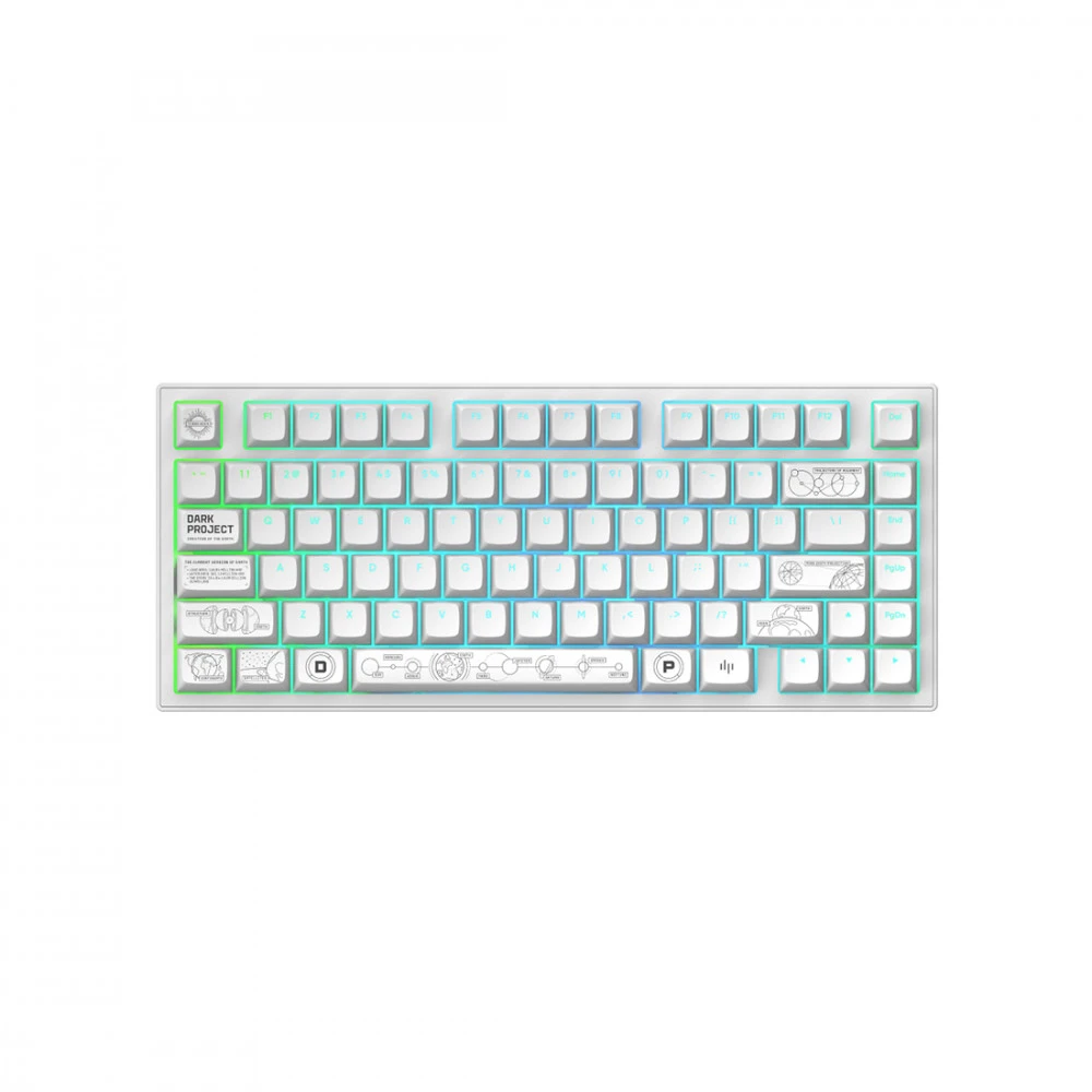 Клавиатура Dark Project Project ALU81A Terra Nova White DPKB_NOVA_81_ANSI_WHITE Беспроводная, USB