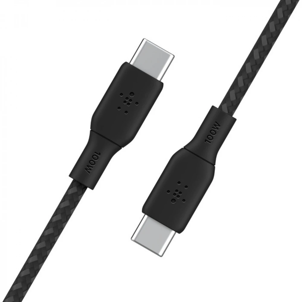 Кабель интерфейсный Belkin USB TypeC (F), USB TypeC (M), 3 м, CAB011BT3MBK черный USB Type C - USB Type C