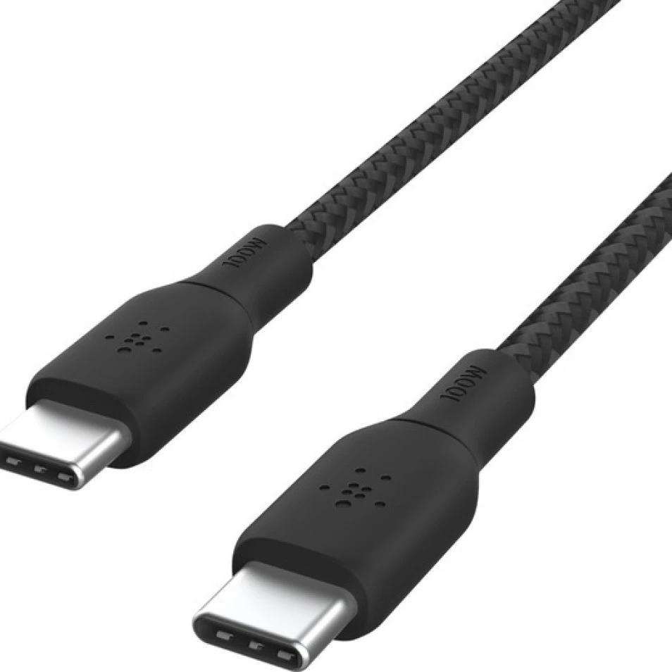 Кабель интерфейсный Belkin USB TypeC (F), USB TypeC (M), 3 м, CAB011BT3MBK черный USB Type C - USB Type C