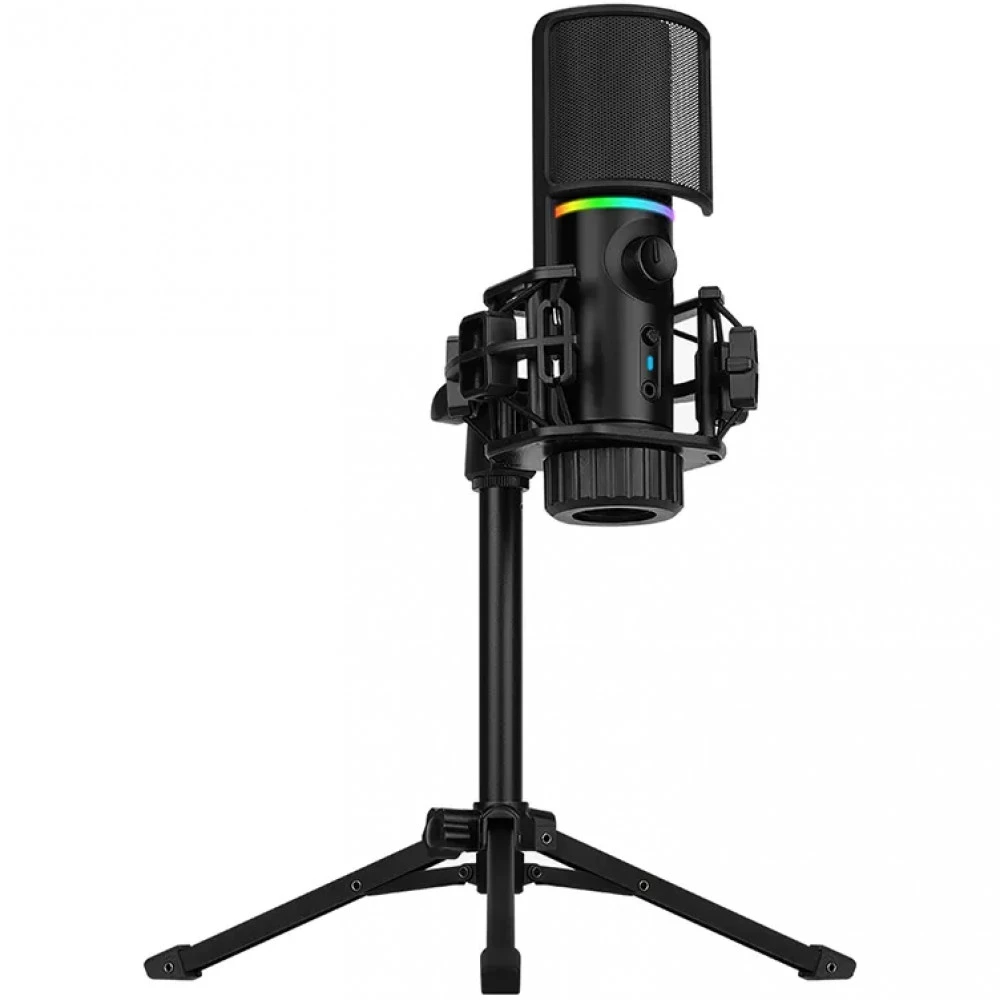 Микрофон Streamplify MIC Tripod 1.8m USB RGB Black MIC-48-RGB-TP-BK