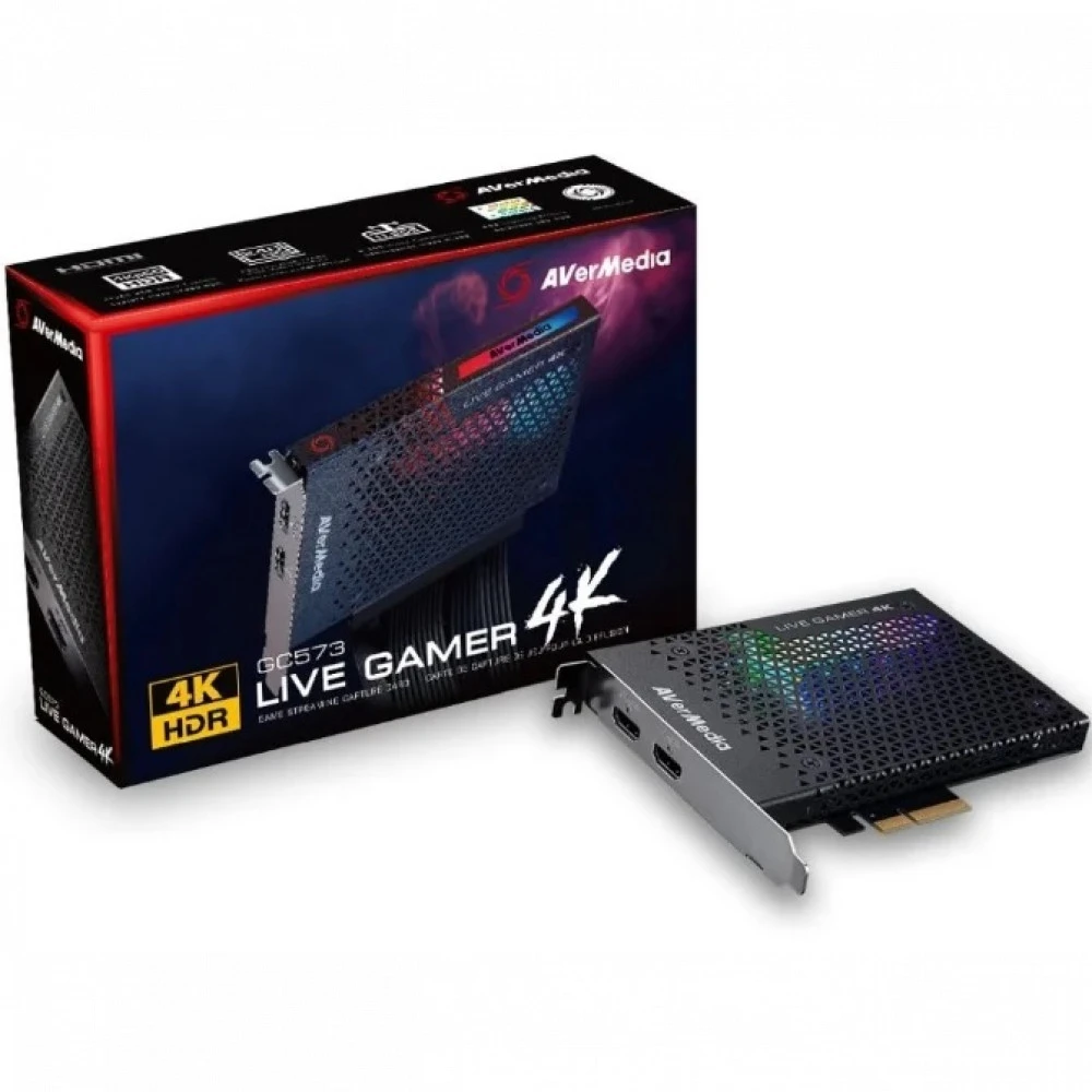 Аксессуар для ПК и Ноутбука AverMedia Плата видеозахвата Live Gamer 4K GC573 Плата