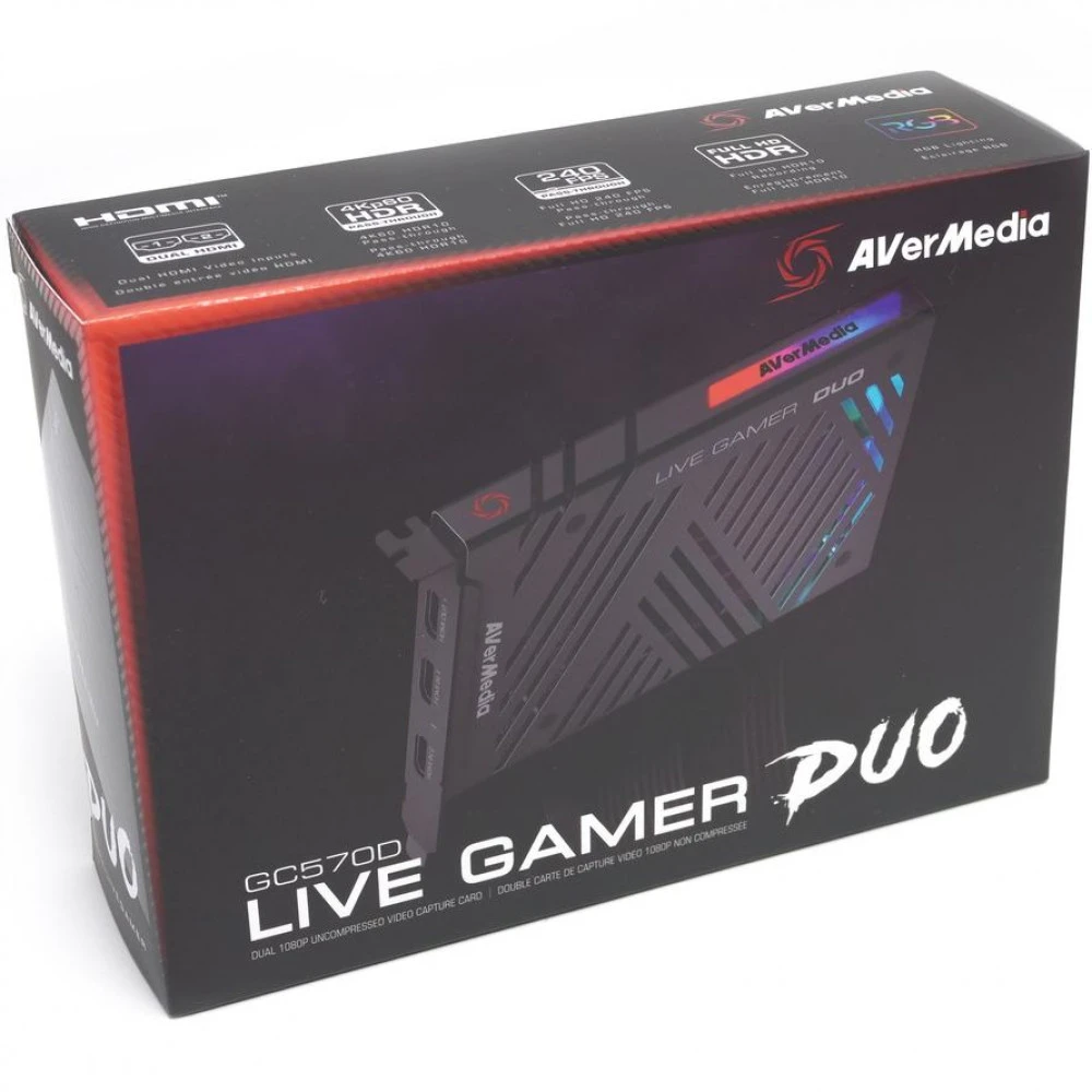 Аксессуар для ПК и Ноутбука AverMedia Плата видеозахвата Live Gamer Duo GC570D Плата