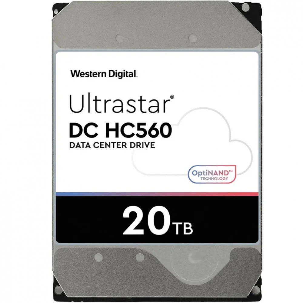 Серверный жесткий диск Western Digital Ultrastar DC HC560 WUH722020BLE6L4 3,5 LFF, 20 ТБ, SATA