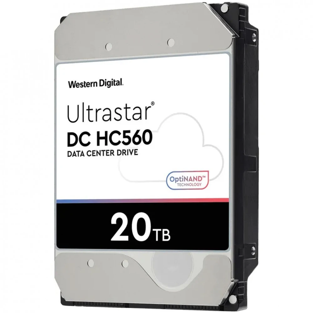 Серверный жесткий диск Western Digital Ultrastar DC HC560 WUH722020BLE6L4 3,5 LFF, 20 ТБ, SATA