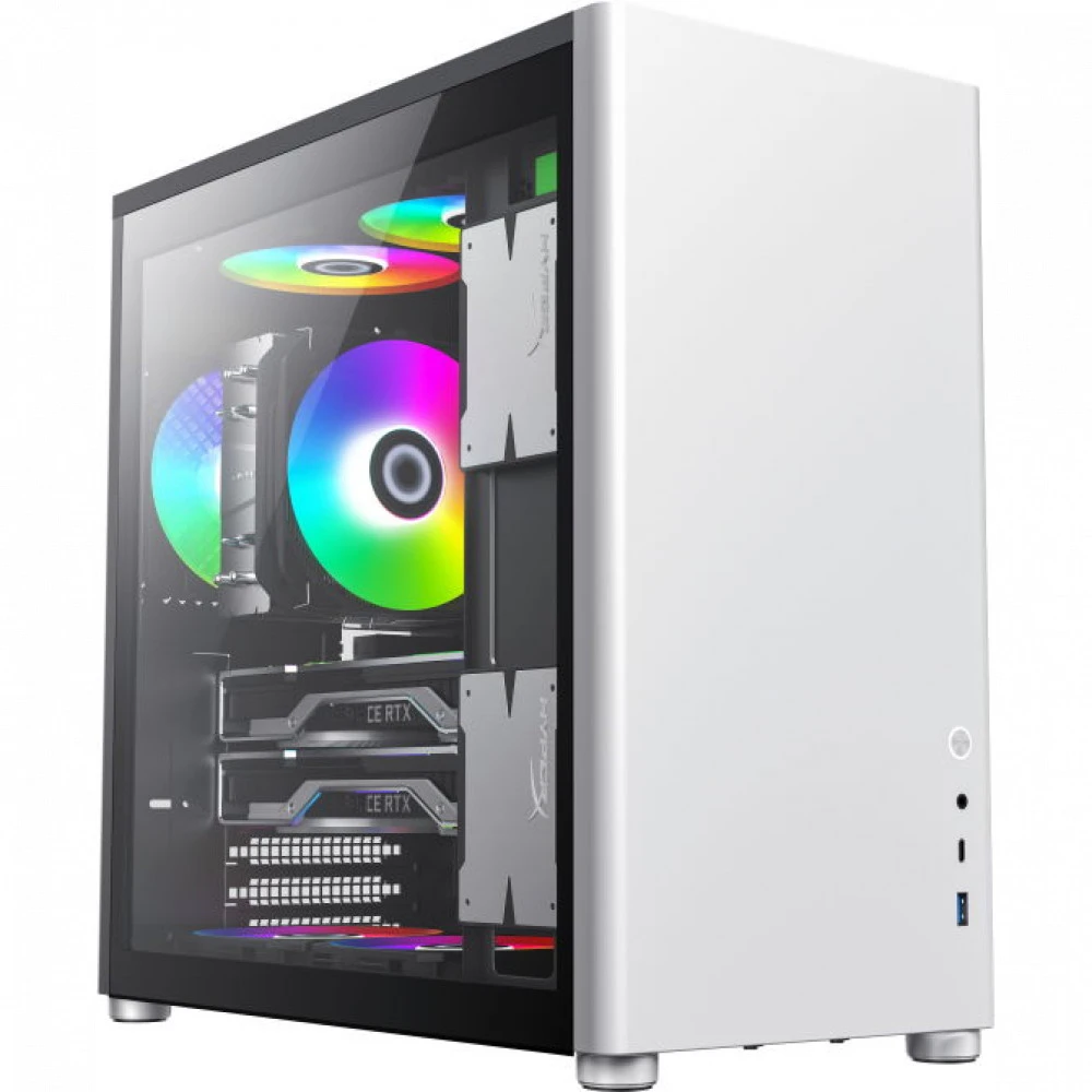 Корпус GameMax SPARK PRO WHITE BLACK 12920100014 Mid-Tower