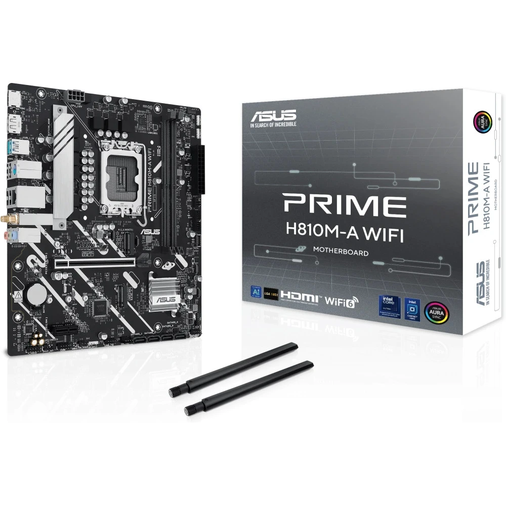 Материнская плата Asus PRIME H810M-A WIFI Micro-ATX, LGA 1851