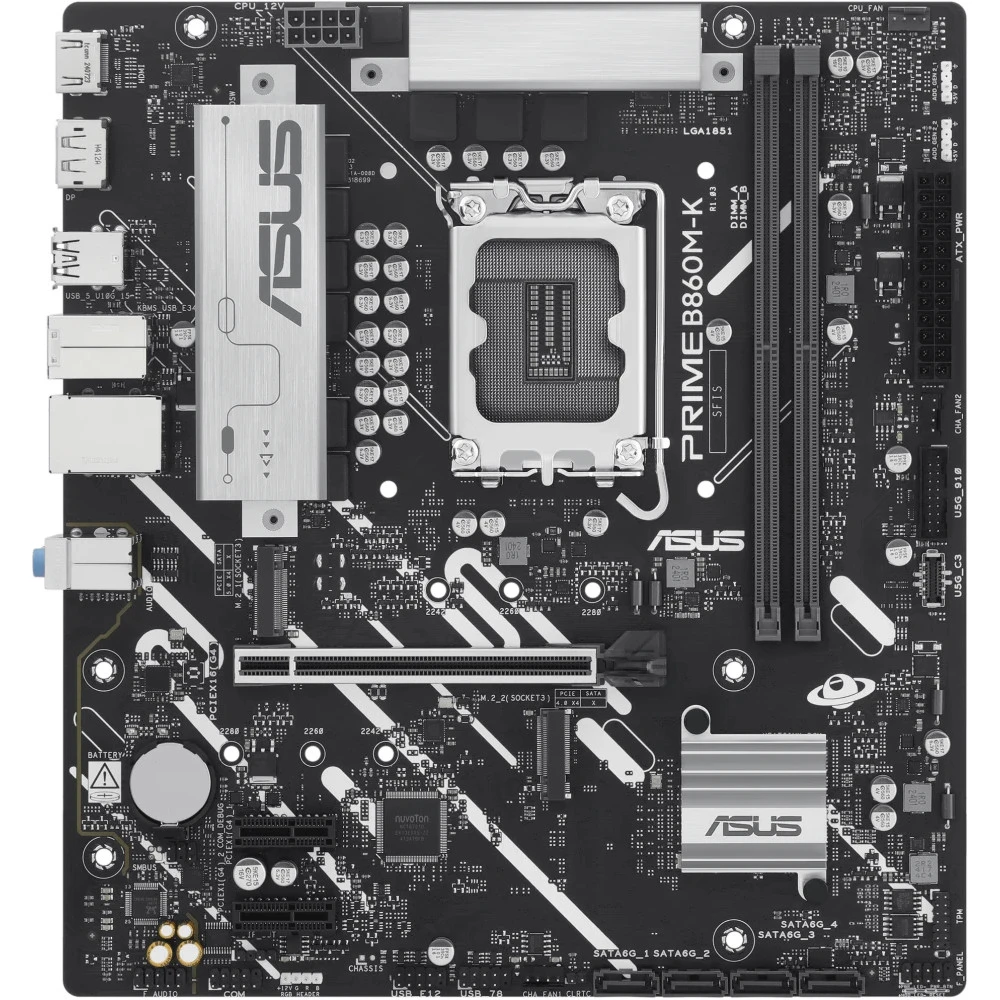 Материнская плата Asus PRIME B860M-K Micro-ATX, LGA 1851
