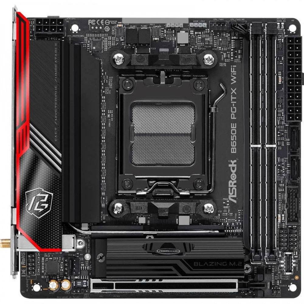 Материнская плата ASRock B650E PG-ITX WIFI Mini-ITX, AMD AM5