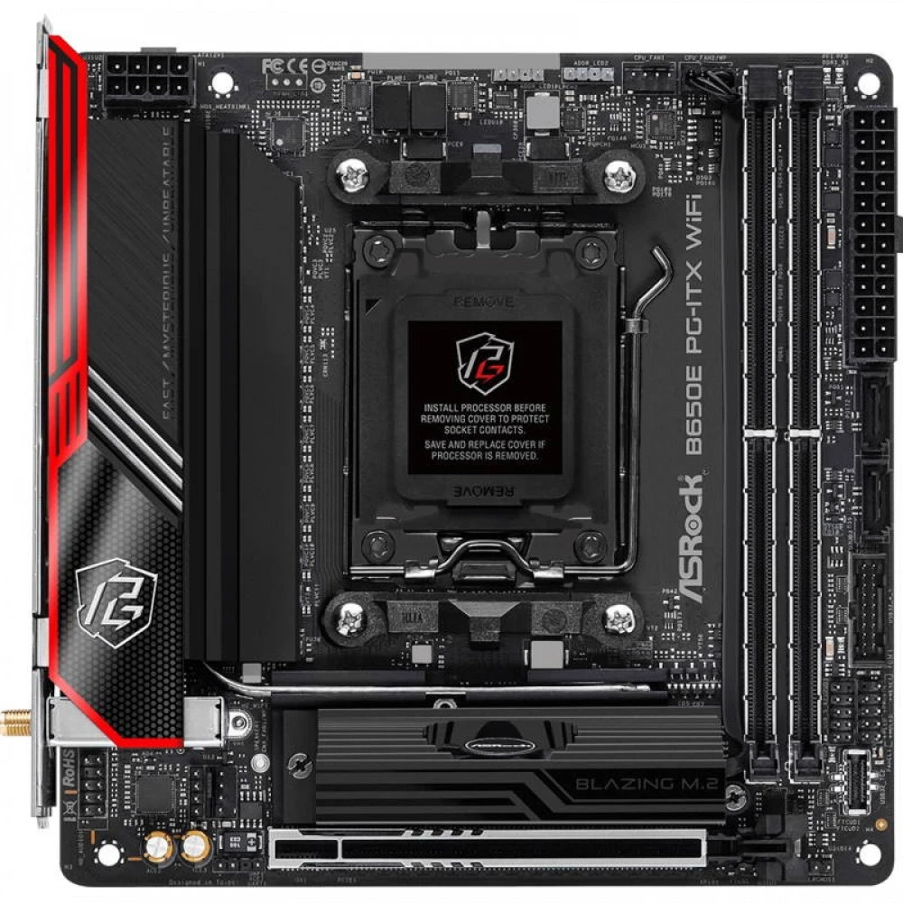 Материнская плата ASRock B650E PG-ITX WIFI Mini-ITX, AMD AM5