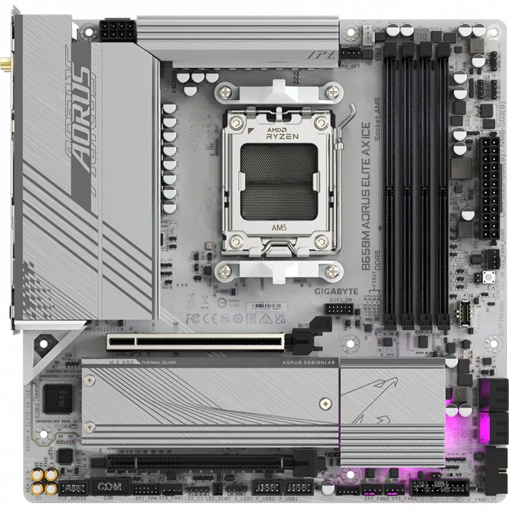 Материнская плата Asus B650M A ELITE AX ICE Mini-ATX, AMD AM5