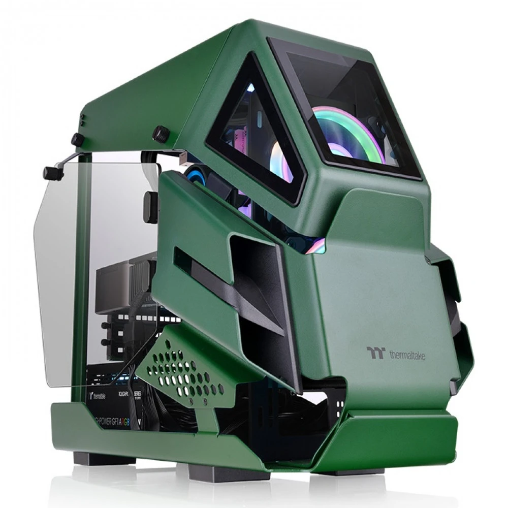 Корпус Thermaltake AH T200 Racing Green CA-1R4-00SCWN-00 Mini-Tower