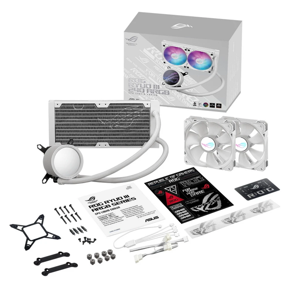 Система охлаждения Asus ROG RYUO III 240 ARGB WHT Для процессора