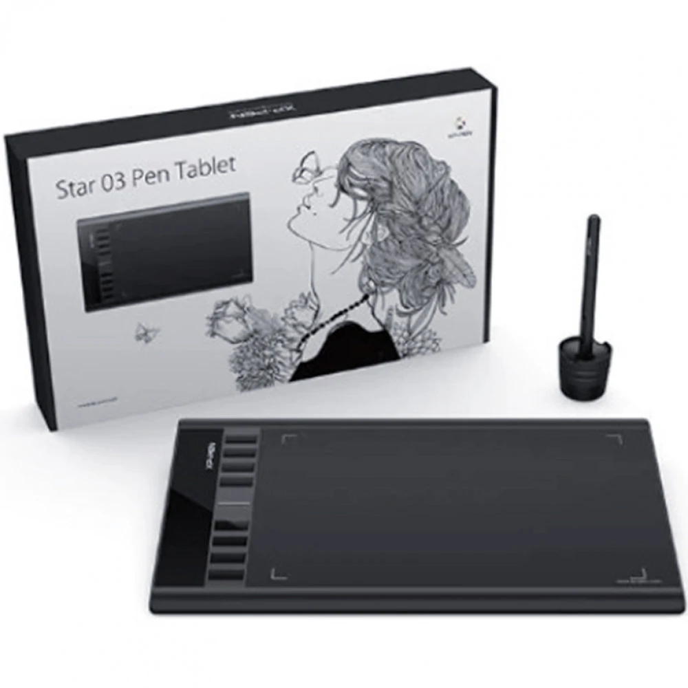 Графический планшет XP-Pen Star 03 V2 STAR03_B 5080, 8192, 10" x 6"