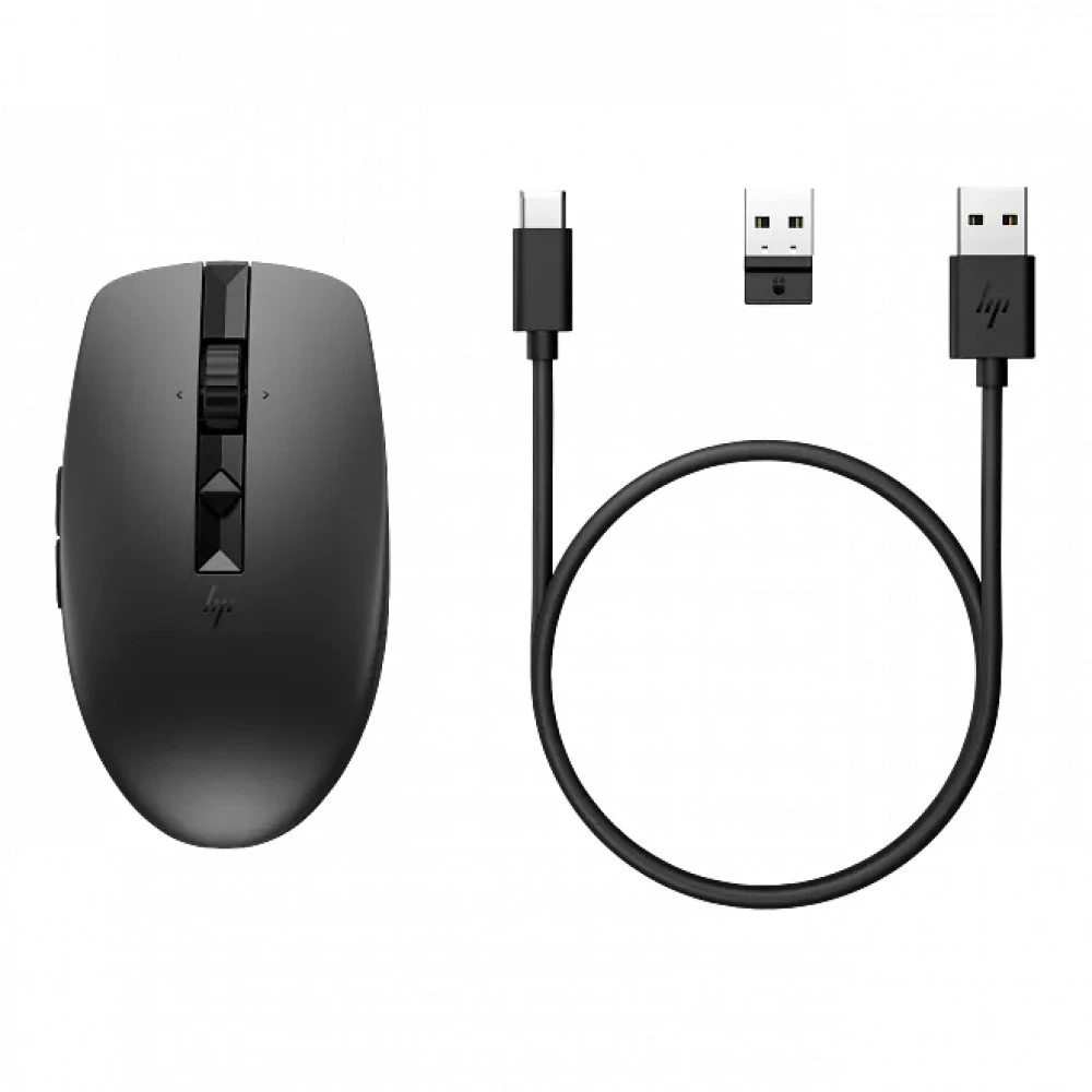 Мышь HP 710 RECHBL Silent BLK Bluetooth Mouse 6E6F2AA Премиальные, Беспроводная